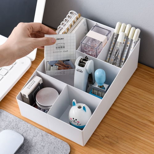 办公桌面收纳神器 塑料抽屉式收纳柜的整理魅力